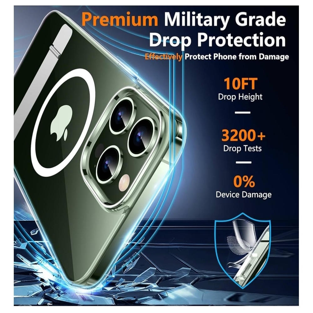 Premium Black Phone Case with Military Grade Protection